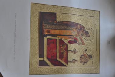 Хромолитография «Икона Св. Никиты, епископа Новгородского» 