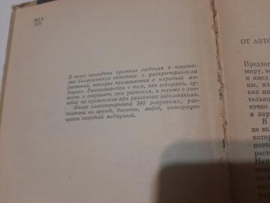 Лекарственные растения в народной медицине