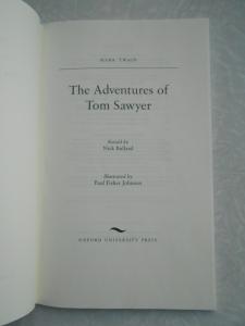 The Adventures of Tom Sawyer(адаптированные книги)