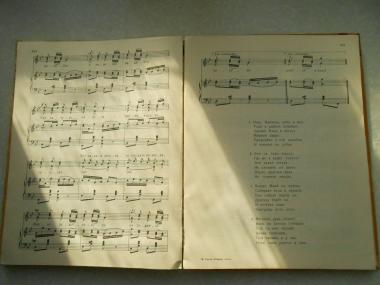 Сборник песен для средней школы. 1955 год.
