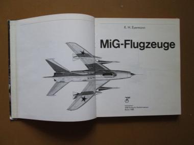MIG Flugzeuge - иллюстрированный каталог самолетов МиГ (ГДР, 1986)
