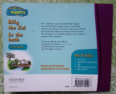 Read Write Inc. Phonics Set 2 Book 5: Billy the Kid. In the Bath