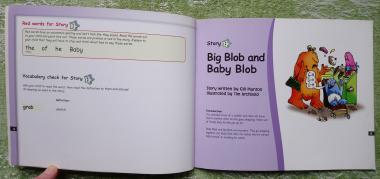Read Write Inc. Phonics Set 2 Book 2: Big Blob and Baby Blob. Tim and Tom
